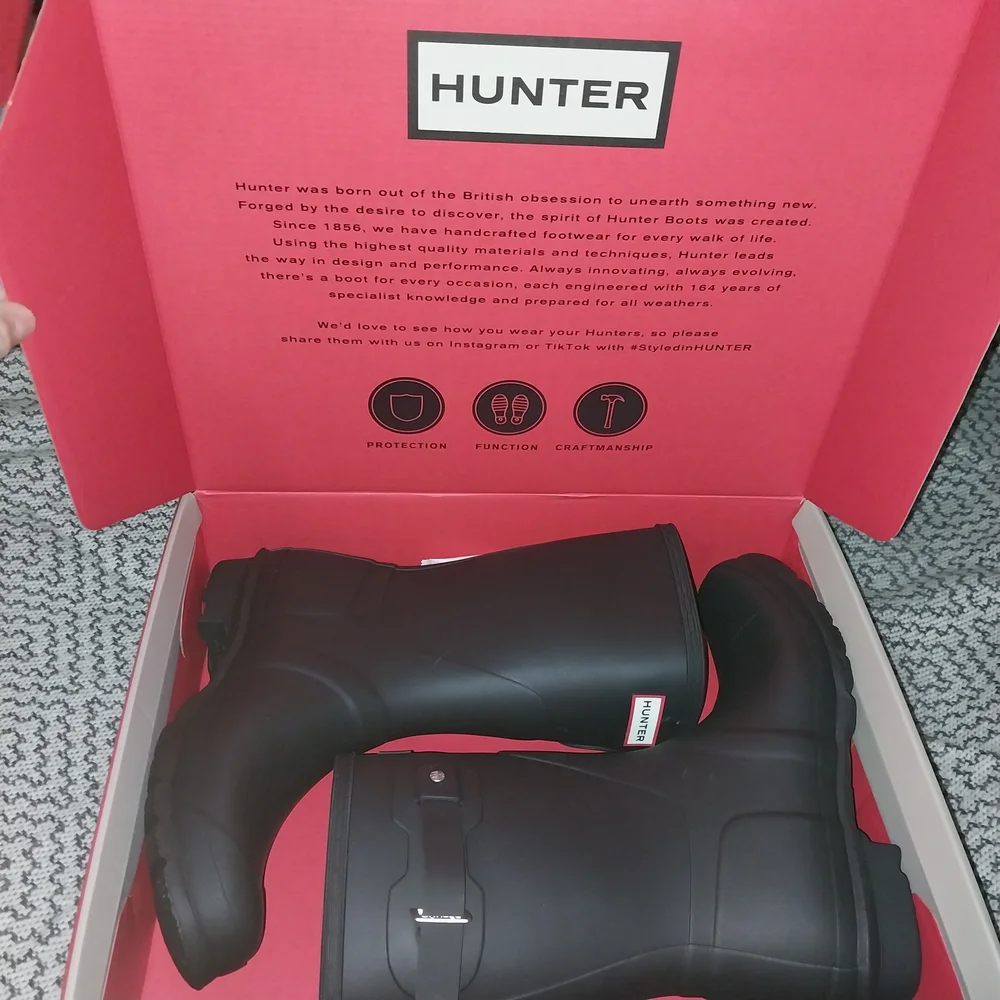 Hunter‎ Women's Black Rain Boots